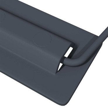 vidaXL Χερούλια Ντουλαπιών 2 τμχ. Ανθρακί 85 x 45 χιλ Μέταλλο