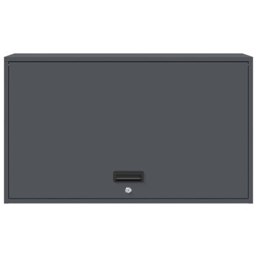 vidaXL Ντουλάπι τοίχου για γκαράζ Ανθρακί 90x40x53 εκ 1 τεμ.
