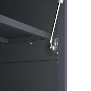 vidaXL Ντουλάπι τοίχου για γκαράζ Ανθρακί 90x40x53 εκ 1 τεμ.