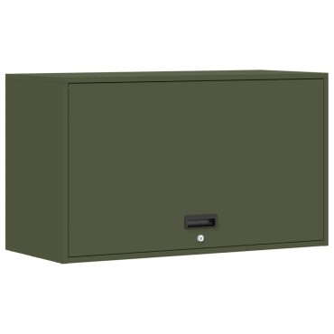 vidaXL Ντουλάπι τοίχου για γκαράζ Λαδί 90x40x53 εκ 1 τεμ.