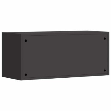 vidaXL Ντουλάπι τοίχου για γκαράζ Μαύρο 80x33x35 εκ 1 τεμ.
