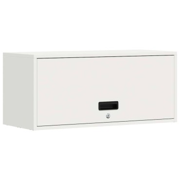 vidaXL Ντουλάπι τοίχου για γκαράζ Λευκό 80x33x35 εκ 1 τεμ.