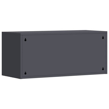 vidaXL Ντουλάπι τοίχου για γκαράζ Ανθρακί 80x33x35 εκ 1 τεμ.