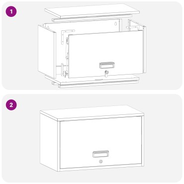 vidaXL Ντουλάπι τοίχου για γκαράζ Λαδί 60x33x35 εκ 1 τεμ.