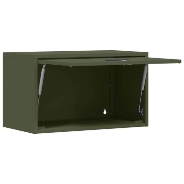vidaXL Ντουλάπι τοίχου για γκαράζ Λαδί 60x33x35 εκ 1 τεμ.