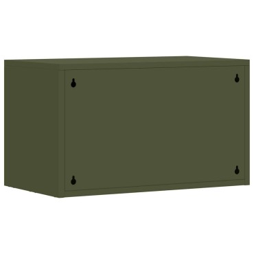 vidaXL Ντουλάπι τοίχου για γκαράζ Λαδί 60x33x35 εκ 1 τεμ.
