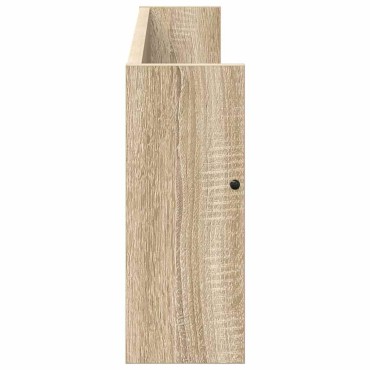vidaXL Ράφι Περιοδικών Δρύς Sonoma 80x12x30cm Επεξεργασμένο Ξύλο 1 τεμ.
