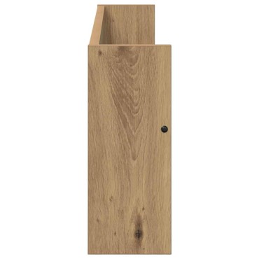 vidaXL Ράφι Περιοδικών με ράφι 2 τεμ. Artisan Oak 80x12x30 εκ