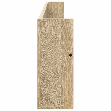 vidaXL Ράφι Περιοδικών Δρύς Sonoma 100x12x30cm Επεξεργασμένο Ξύλο 1 τεμ.