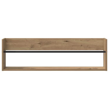vidaXL Ράφι Περιοδικών με ράφι 2 τεμ. Artisan Oak 100x12x30 εκ