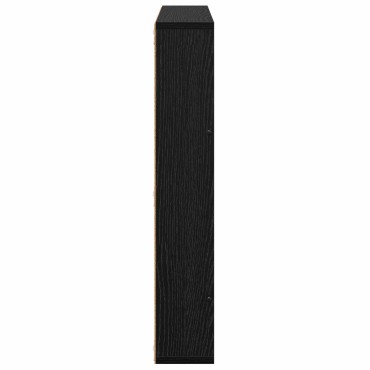 vidaXL Ράφι Περιοδικών Μαύρη Οξυά 60x12x70cm Επεξεργασμένο Ξύλο 1 τεμ.