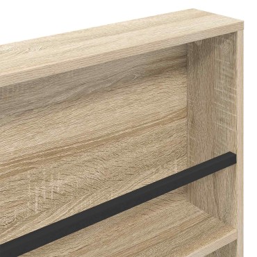 vidaXL Ράφι Περιοδικών Δρύς Sonoma 60x12x70cm Επεξεργασμένο Ξύλο 1 τεμ.
