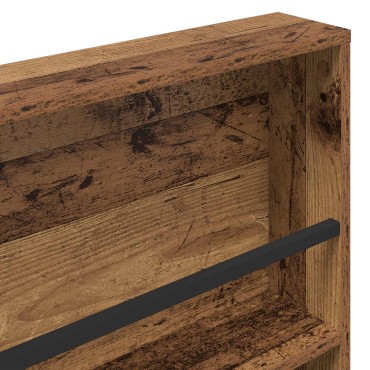 vidaXL Ράφι Περιοδικών Παλιό ξύλο 60x12x70cm Επεξεργασμένο Ξύλο 1 τεμ.