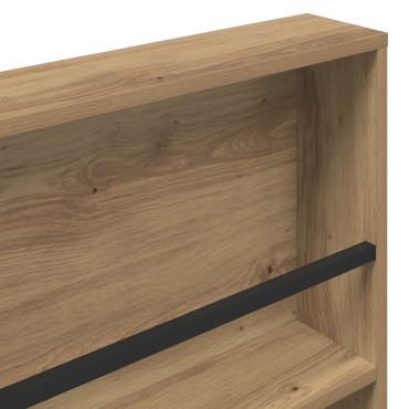 vidaXL Ράφι Περιοδικών με ράφι 2 τεμ. Artisan Oak 60x12x70 εκ