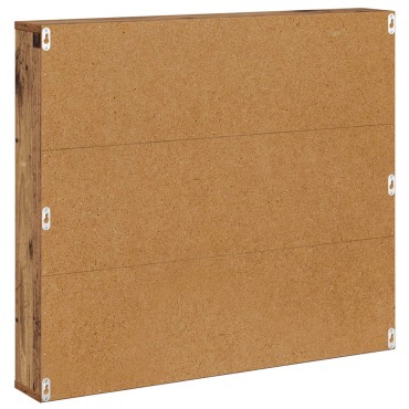 vidaXL Ράφι Περιοδικών Παλιό ξύλο 80x12x70cm Επεξεργασμένο Ξύλο 1 τεμ.