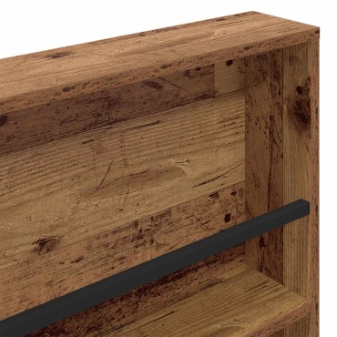 vidaXL Ράφι Περιοδικών Παλιό ξύλο 80x12x70cm Επεξεργασμένο Ξύλο 1 τεμ.