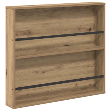 vidaXL Ράφι Περιοδικών Artisan Oak 80x12x70cm Επεξεργασμένο Ξύλο 1 τεμ.