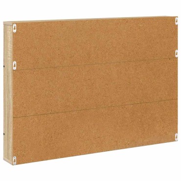 vidaXL Ράφι Περιοδικών με ράφι 2 τεμ. Δρύς Sonoma 100x12x70 εκ
