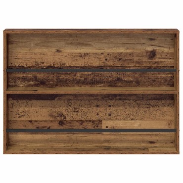 vidaXL Ράφι Περιοδικών Παλιό ξύλο 100x12x70cm Επεξεργασμένο Ξύλο 1 τεμ.
