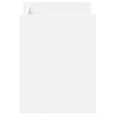 vidaXL Ράφι Περιοδικών Λευκό 35x35x45cm Επεξεργασμένο ξύλο 1 τεμ.