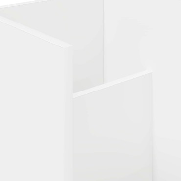 vidaXL Ράφι Περιοδικών Λευκό 35x35x45cm Επεξεργασμένο ξύλο 1 τεμ.