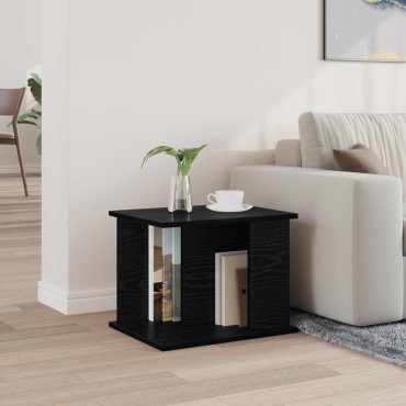 vidaXL Ράφι Περιοδικών Μαύρη Οξυά 35x35x45cm Επεξεργασμένο Ξύλο 1 τεμ.