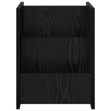 vidaXL Ράφι Περιοδικών Μαύρη Οξυά 35x35x45cm Επεξεργασμένο Ξύλο 1 τεμ.