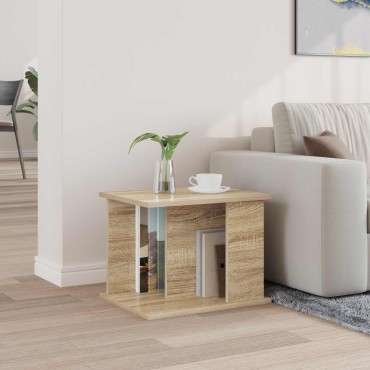 vidaXL Ράφι Περιοδικών Δρύς Sonoma 35x35x45cm Επεξεργασμένο Ξύλο 1 τεμ.