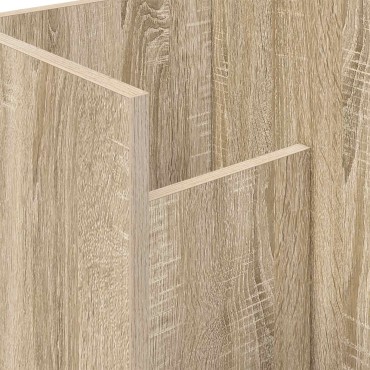 vidaXL Ράφι Περιοδικών Δρύς Sonoma 35x35x45cm Επεξεργασμένο Ξύλο 1 τεμ.