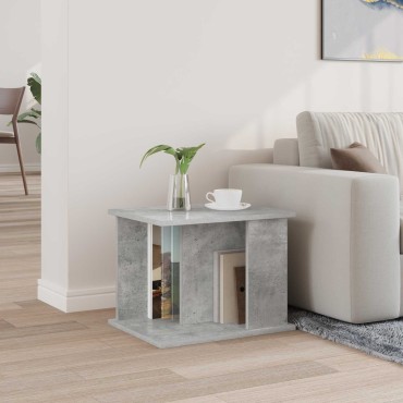 vidaXL Ράφι Περιοδικών Γκρι Μπετόν 35x35x45cm Επεξεργασμένο Ξύλο 1 τεμ.