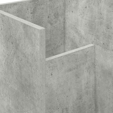 vidaXL Ράφι Περιοδικών Γκρι Μπετόν 35x35x45cm Επεξεργασμένο Ξύλο 1 τεμ.