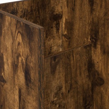 vidaXL Ράφι Περιοδικών με ράφι Καπνιστό Δρύς 35x35x45 εκ 1 τεμ.