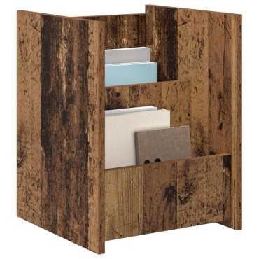 vidaXL Ράφι Περιοδικών Παλιό ξύλο 35x35x45cm Επεξεργασμένο Ξύλο 1 τεμ.