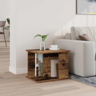 vidaXL Ράφι Περιοδικών Παλιό ξύλο 35x35x45cm Επεξεργασμένο Ξύλο 1 τεμ.