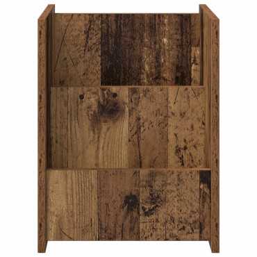 vidaXL Ράφι Περιοδικών Παλιό ξύλο 35x35x45cm Επεξεργασμένο Ξύλο 1 τεμ.