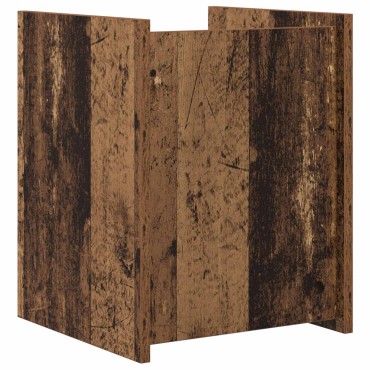 vidaXL Ράφι Περιοδικών Παλιό ξύλο 35x35x45cm Επεξεργασμένο Ξύλο 1 τεμ.