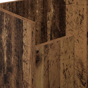 vidaXL Ράφι Περιοδικών Παλιό ξύλο 35x35x45cm Επεξεργασμένο Ξύλο 1 τεμ.