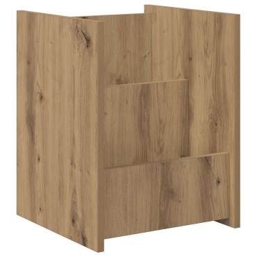 vidaXL Ράφι Περιοδικών Artisan Oak 35x35x45cm Επεξεργασμένο Ξύλο 1 τεμ.