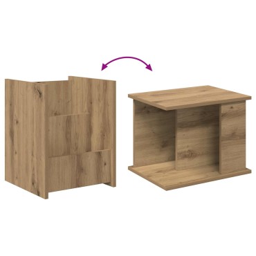 vidaXL Ράφι Περιοδικών Artisan Oak 35x35x45cm Επεξεργασμένο Ξύλο 1 τεμ.