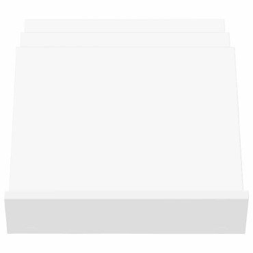 vidaXL Ράφι Περιοδικών Λευκό 53x40x28,5cm Επεξεργασμένο ξύλο 1 τεμ.