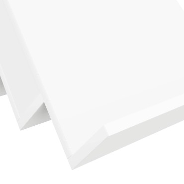 vidaXL Ράφι Περιοδικών Λευκό 53x40x28,5cm Επεξεργασμένο ξύλο 1 τεμ.