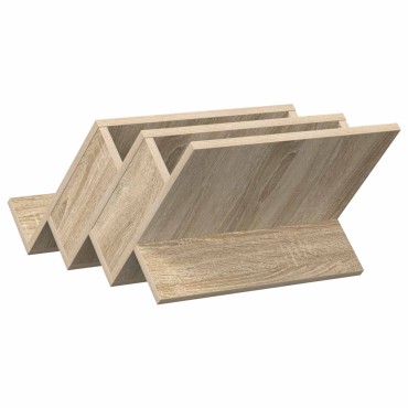vidaXL Ράφι Περιοδικών με ράφι Δρύς Sonoma 53x40x28,5 εκ 1 τεμ.