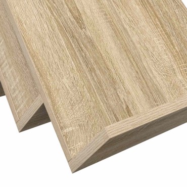 vidaXL Ράφι Περιοδικών με ράφι Δρύς Sonoma 53x40x28,5 εκ 1 τεμ.
