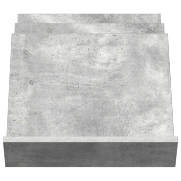 vidaXL Ράφι Περιοδικών με ράφι Γκρι Μπετόν 53x40x28,5 εκ 1 τεμ.