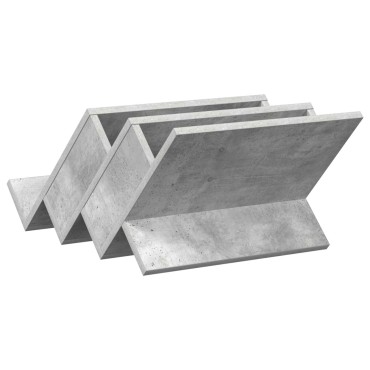 vidaXL Ράφι Περιοδικών με ράφι Γκρι Μπετόν 53x40x28,5 εκ 1 τεμ.