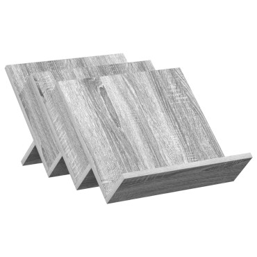 vidaXL Ράφι Περιοδικών με ράφι Γκρίζο Σονομα 53x40x28,5 εκ 1 τεμ.