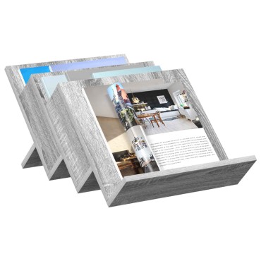 vidaXL Ράφι Περιοδικών με ράφι Γκρίζο Σονομα 53x40x28,5 εκ 1 τεμ.