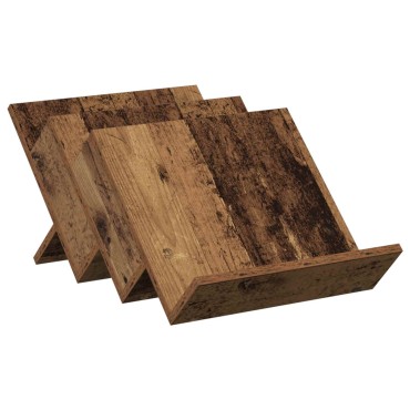 vidaXL Ράφι Περιοδικών Παλιό ξύλο 53x40x28,5cm Επεξεργασμένο Ξύλο 1 τεμ.