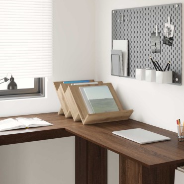 vidaXL Ράφι Περιοδικών με ράφι Artisan Oak 53x40x28,5 εκ 1 τεμ.