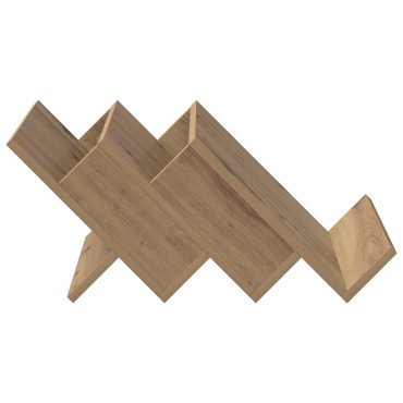 vidaXL Ράφι Περιοδικών με ράφι Artisan Oak 53x40x28,5 εκ 1 τεμ.